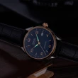 【epos 愛寶時】經典潮流復古風雙色錶殼自動上鍊機械錶-玫瑰金40mm(3427.130.34.55.25FB)