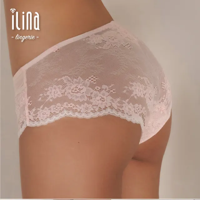 【ILINA 璦琳娜內衣】涼.新發現 蕾絲透氣無痕三角小褲-粉 M L XL(睡覺內褲.性感內褲)