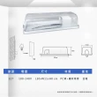 【E極亮】LED E27 壁燈 吸頂燈 不含燈泡 空台 2入組(LED E27燈泡 壁燈)