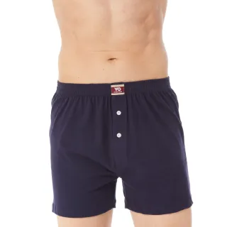 【YG  天鵝內衣】3件組親膚透氣針織開襟平口褲(吸濕排汗-男內褲)