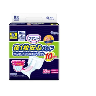 【日本大王】愛適多 夜間超安心尿片特大量10回吸收(16片/包X4包 箱購)