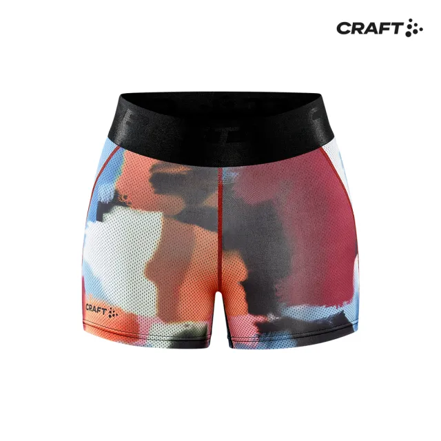 【CRAFT】女 CORE ESSENCE HOT PANTS W-P SHADES/MULTI 運動緊身短褲(1908773-159007)