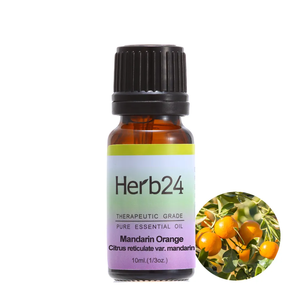 【草本24】Herb24 桔橙 純質精油 10ml(清潔與振奮、100%純植物萃取)