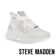 【STEVE MADDEN】MYSTERE 水鑽氣墊綁帶運動休閒鞋(白色)