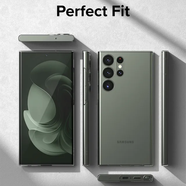 【Ringke】三星 Galaxy S23 Ultra 6.8吋 Slim 輕薄手機保護殼 透明 霧透(Rearth 手機殼 透明殼)