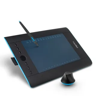 【AERY】十方機美學繪圖板 橡皮擦感壓筆（經典藍超值組）(繪圖板)