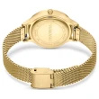 【SWAROVSKI 施華洛世奇】Octea Nova 簡約優雅腕錶(5649993/金色33mm)