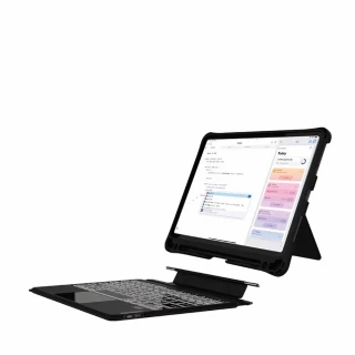 【VAP】二合一防摔含觸控板藍牙鍵盤 背光款(iPad 10 10.9吋適用)