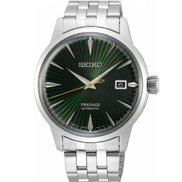 SEIKO 精工 精工典雅方形石英鋼帶女錶-藍(SWR085