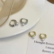 【MISS KOREA】珍珠耳扣 珍珠耳環/優雅氣質浪漫珍珠鑲嵌耳扣 耳環(2色任選)