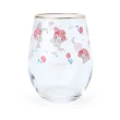【小禮堂】美樂蒂 無把透明玻璃杯 325ml - 夏日氣泡特調(平輸品)