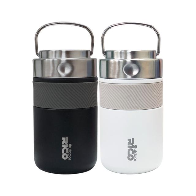 【RICO 瑞可】不鏽鋼真空寬口瓶JP1-600(600ml)