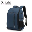 【SunLight】BP-8016 夜行者 LED防水雙肩後背包(可裝1機4鏡1閃+17吋筆電+防水袋)