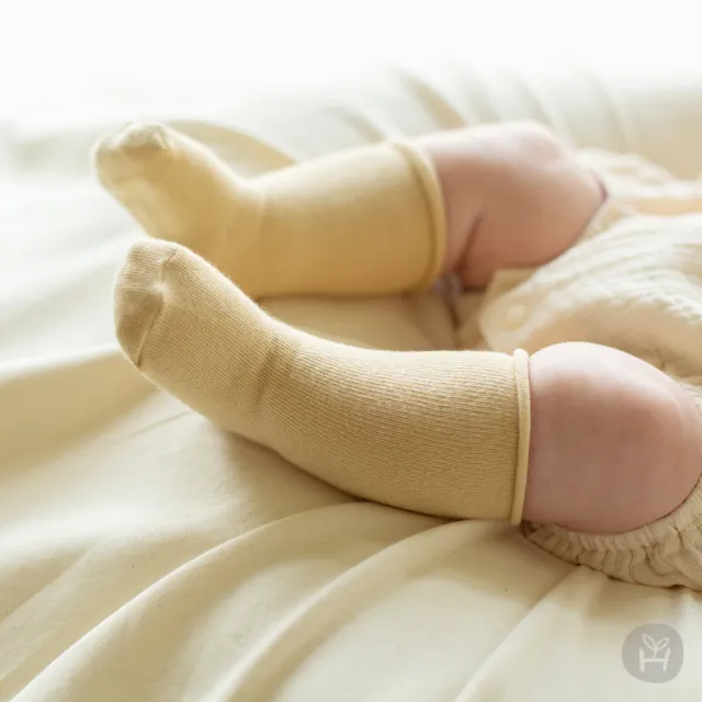 【Happy Prince】韓國製 Lovy捲邊嬰兒及膝襪2雙組(新生兒寶寶襪子高筒襪半統襪長襪)
