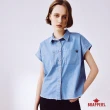 【BRAPPERS】女款 彈性短袖襯衫(淺藍)