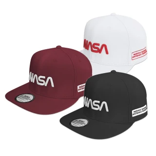 【NASA SPACE】正版授權太空系列 潮流字母Logo嘻哈帽/鴨舌帽 NA30003B(5色可選)