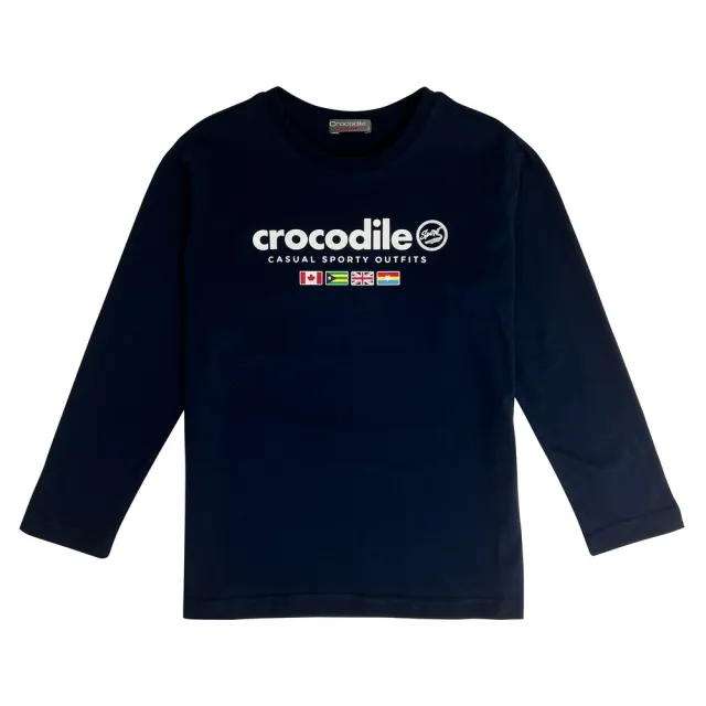 【Crocodile Junior 小鱷魚童裝】『小鱷魚童裝』LOGO印圖T恤(產品編號 : U63430-05 大碼款)
