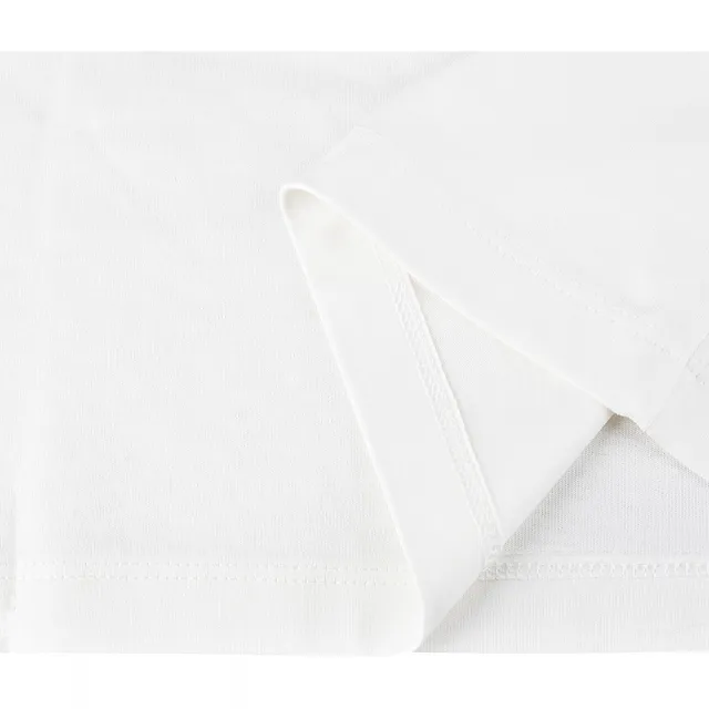 【COACH】COACH黑字LOGO字母設計純棉短袖T恤(女款/白)