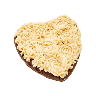 【i3微澱粉】生日造型蛋糕-愛心巧克力限糖蛋糕-6吋1顆(限卡 低澱粉 手作蛋糕)