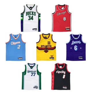 【NBA】兒童 青少年 NBA穿搭球衣 多款任選(WN2B3BLT0-CAVLJ&WN2B3BLT0-WARSC)