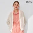 【Diffa】氣質線衫外罩-女(休閒外套)