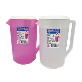 【生活King】大百合塑膠冷水壺/桌上壺/冷熱飲壺-4L(兩色可選)