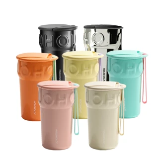 【Holoholo】ICE CREAM 甜筒陶瓷保溫杯（390ml／7色）(陶瓷塗層/隔熱保溫/密封防漏/保溫瓶)
