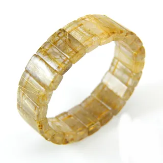 【金石盟】開運福滿天然鈦晶手排爆殺(重65克)