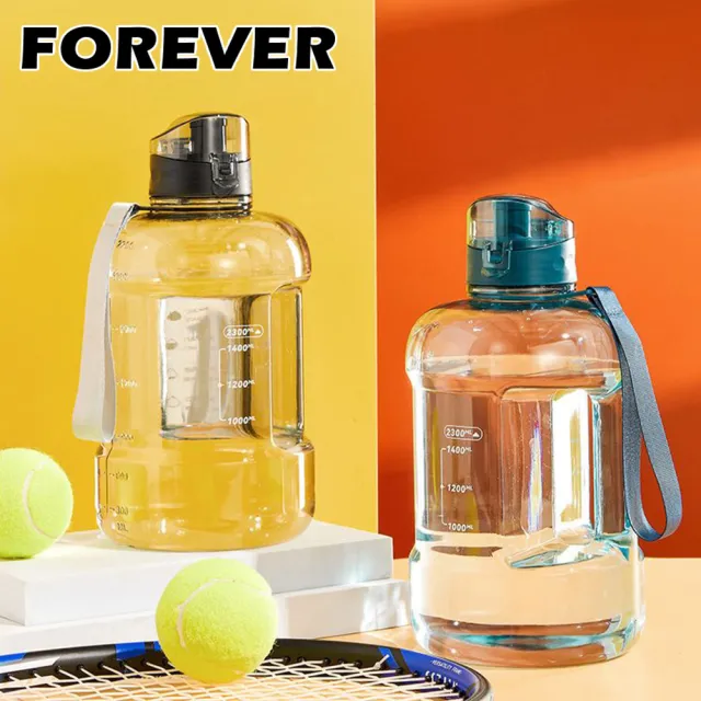 【日本FOREVER】大容量攜帶把手水壺1500ml(買一送一)