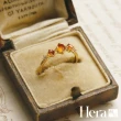 【HERA 赫拉】復古橙色切面戒指 H112030801(飾品)