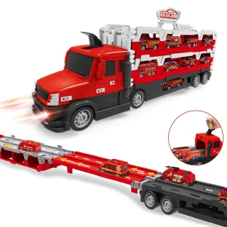 【kikimmy】競速彈射雙模式變形卡車/玩具車/三款可選(兩入組)