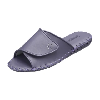 【PANSY】可調節合腳的女室內拖鞋 紫色(9316)
