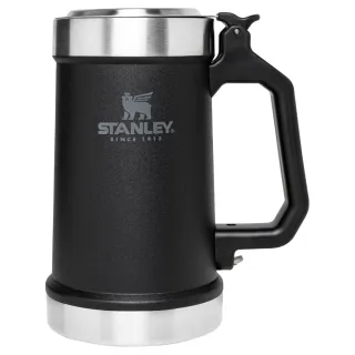 【Stanley】經典系列 加蓋啤酒杯0.7L 消光黑 10-09845-034(10-09845-034)