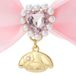 【小禮堂】美樂蒂 蝴蝶結造型髮束 - 寶石珍珠款(平輸品)