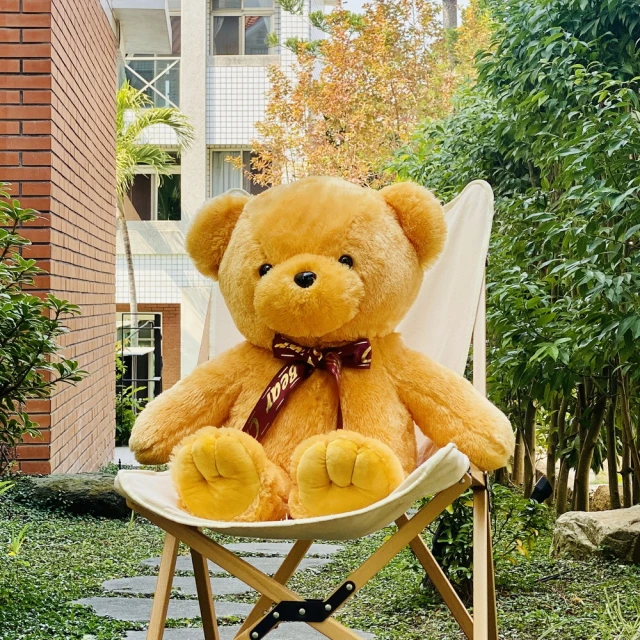 【歐比邁】大熊熊玩偶 台灣填充棉花(30吋孔雀絨熊 1030012)