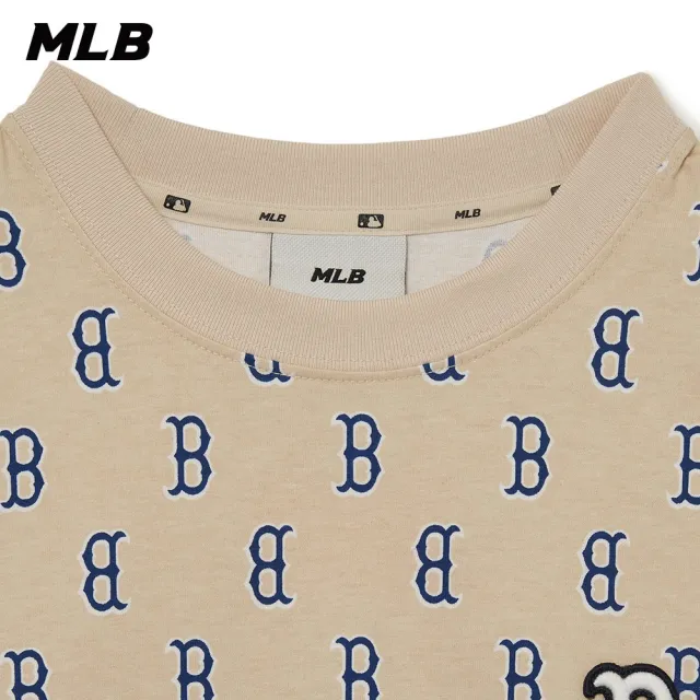 【MLB】連身裙 長版上衣 MONOGRAM系列 波士頓紅襪隊(3FOPM0133-43BGL)