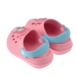 【Disney 迪士尼】小美人魚Q版造型電燈粉色兒童布希鞋(D3I031G)