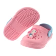 【Disney 迪士尼】小美人魚Q版造型電燈粉色兒童布希鞋(D3I031G)