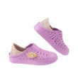 【Disney 迪士尼】長髮公主樂佩紫色兒童休閒鞋洞洞鞋(D3H023F)
