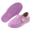 【Disney 迪士尼】長髮公主樂佩紫色兒童休閒鞋洞洞鞋(D3H023F)