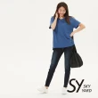 【SKY YARD】網路獨賣款-寬鬆版胸前口袋造型上衣(藍色)