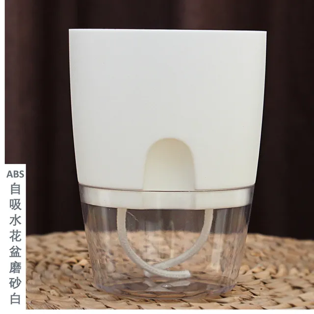 【品屋】3.15寸自吸水透明盆(懶人花盆 自吸水花盆 塑膠盆 A705)