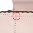 【LONGCHAMP】LONGCHAMP LE PLIAGE CUIR壓印LOGO梅蒂斯羊皮拉鍊後背包(展示品/粉)