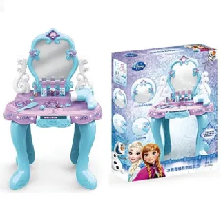 【Disney 迪士尼】Frozen 冰雪奇緣聲光化妝台(兒童玩具)