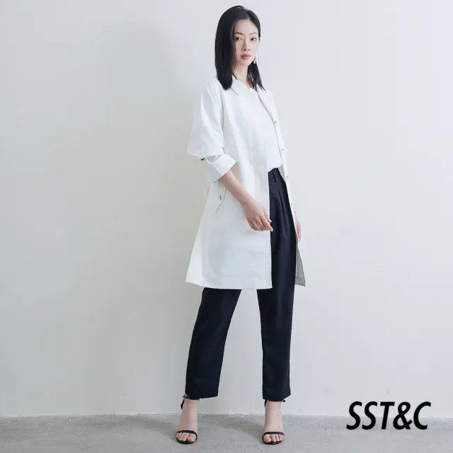 【SST&C 超值限定_CM】#限量形象款 綁帶風衣外套8162105001