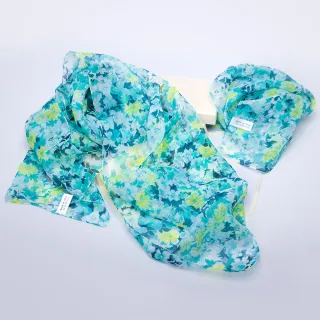 【iTa.a】100%義大利制造二合一絲巾禮盒組(40×160cm長方巾＋53×53cm小方巾－Aa10)