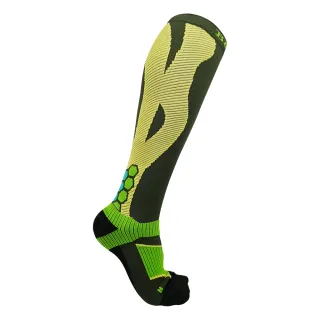 【母子鱷魚】-官方直營-高科技包覆足部加壓襪-綠
