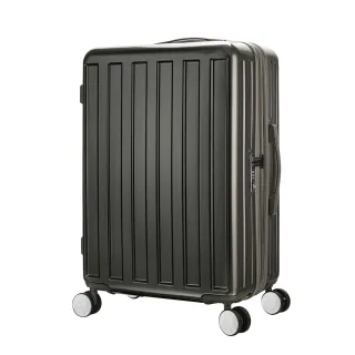 【奧莉薇閣】24吋行李箱 PC硬殼可加大容量 旅行箱 貨櫃競技場(深灰色 AVT1452824)