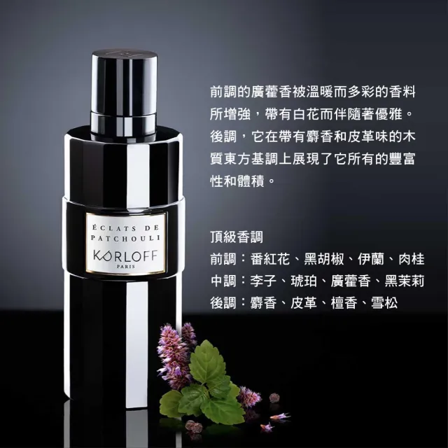 【Korloff PARIS】琥珀與廣霍香淡香精 100ml(專櫃公司貨)