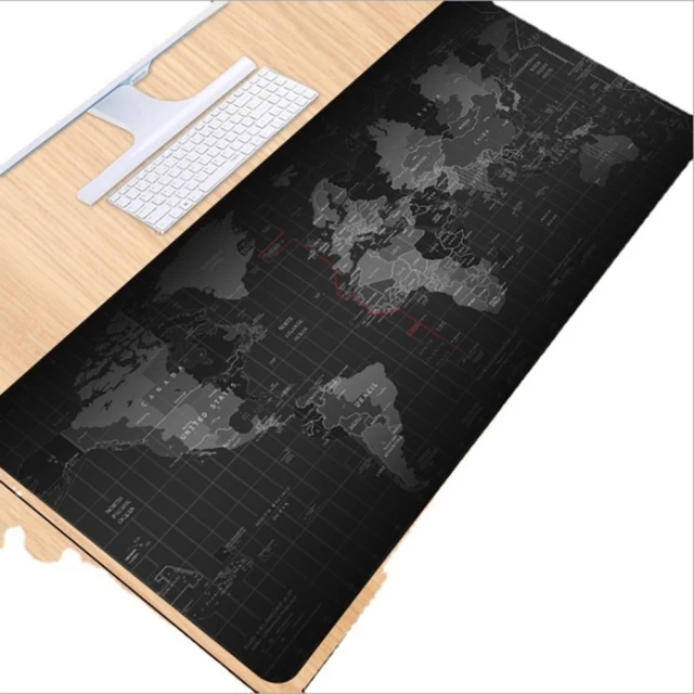 【PS Mall】世界地圖  鍵盤墊 超大滑鼠墊 防水桌墊 2入(J2193)